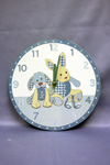 Product image for Little Feet Clock Blue 10