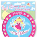 Product image for Fabd Glitter Fairies Flashing Badge
