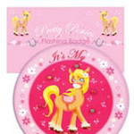 Product image for Pluf Ponies Flashing Badge