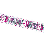 Product image for Happy Birthday Girly Talk Female.