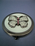 Product image for Butterfly Compact Mirror 3 Asst
