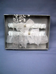 Product image for White Diamante Wedding Garter