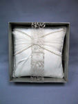 Product image for White Diamante Wedding Cushion
