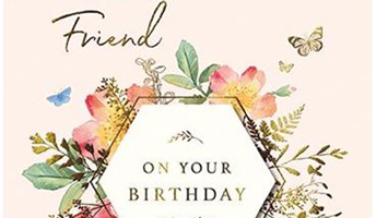 Friend greeting card, butterflies.