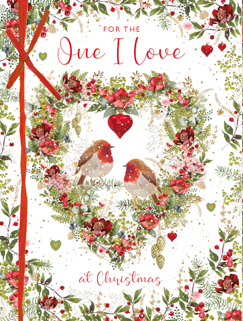 'One I love' Christmas boxed card