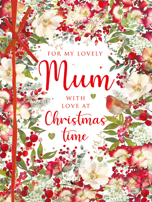 'mum' Christmas boxed card