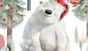 Cute polar bear from the collection.&nbsp;