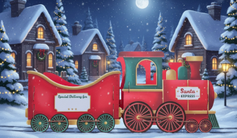 Christmas Train Gift Box