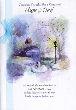 A Christmas card for a wonderful Mum and Dad.