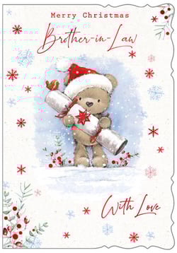 A Merry Christmas card for a brother-in-law.