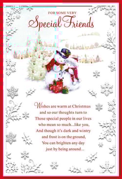 A Christmas card for some very special friends.