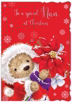a merry christmas card for a great grandson