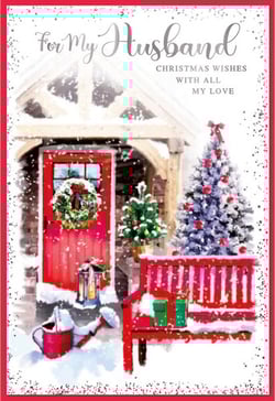 for my husband christmas wishes with all my love