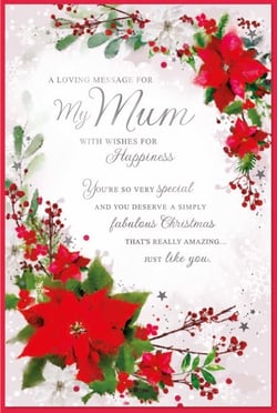 a loving message for my mum with wishes for happiness