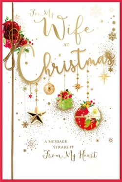 for my wife at christmas a message straight from my heart