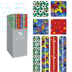 a box of 3m gift wrap with different designs on it