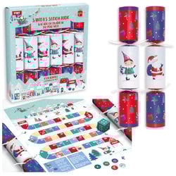 a box of santa 's sleigh ride christmas crackers