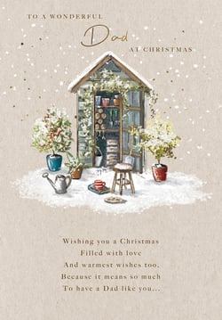 a christmas card wishing you a christmas filled with love and warmest wishes too