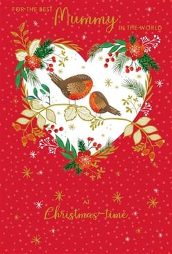 a christmas card for the best mummy in the world