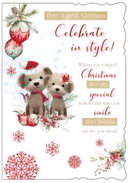 a christmas card wishing you a magical christmas filled with special moments that make you smile