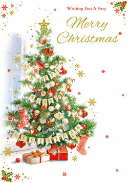 a christmas card wishing you a very merry christmas