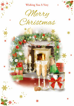 a christmas card wishing you a very merry christmas