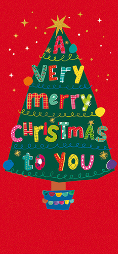 a christmas gift bag with a deer on it