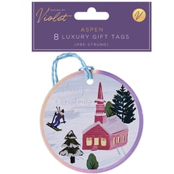 a package of 8 luxury gift tags by violet