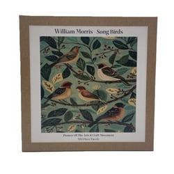 a william morris song birds puzzle in a box