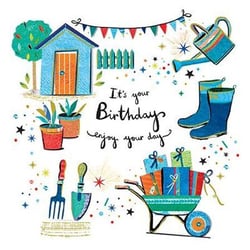 it 's your birthday , enjoy your day .