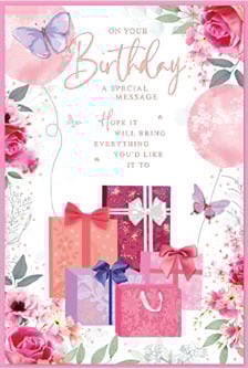 on your birthday a special message hope it will bring everything you 'd like it to