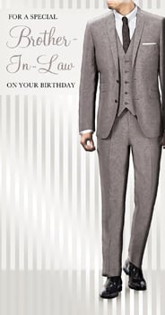 A birthday card for a special brother-in-law.