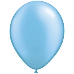 A light blue balloon on a white background.