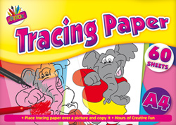 A package of tracing paper with elephants on are correct grammatically.