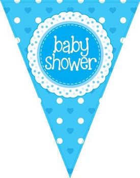 It is a baby shower banner for a boy.