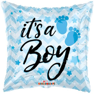 a balloon that says it 's a boy on it