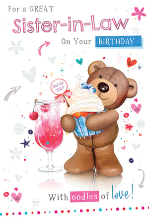 A birthday card for an amazing sister-in-law.