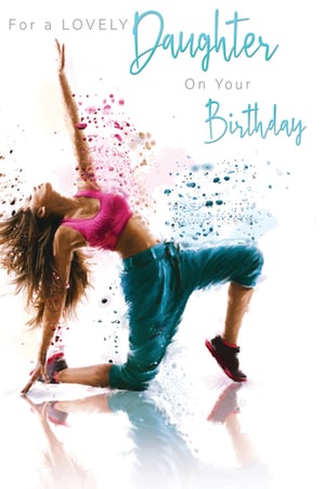 A birthday card for a lovely daughter on her birthday.