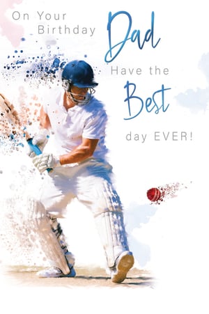 On your birthday, Dad, have the best day ever.