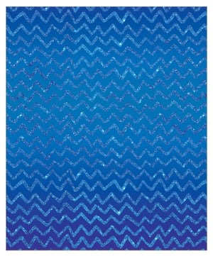 a blue background with a chevron pattern on it