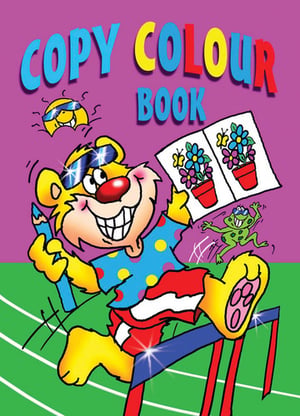 A copy of a color book with a bear on the cover.