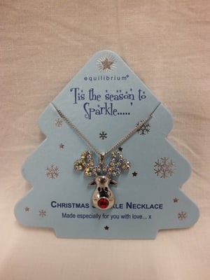 A card that says "Christmas is the season to sparkle."