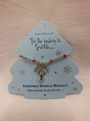 A Christmas sparkle bracelet made especially for you with love.