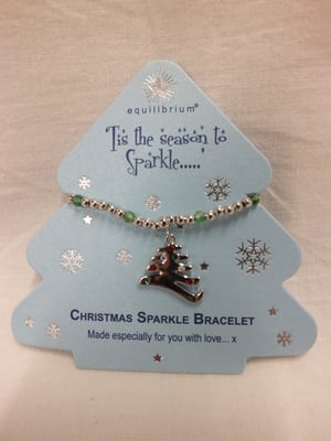 A Christmas sparkle bracelet made especially for you with love.