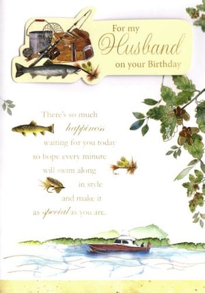 For my husband, on your birthday, there is so much happiness waiting for you today.