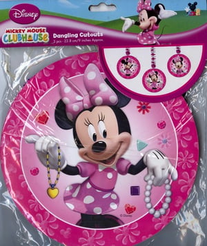 A package of Minnie Mouse dangling cutouts from Mickey Mouse Clubhouse.