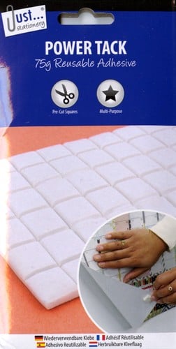 A box of just stationery Power Tac 75g reusable adhesive.
