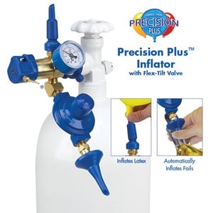 A precision plus inflator with a flex-tilt valve.