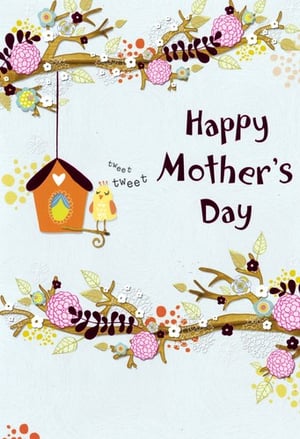 Offer your customers a truly charming way to celebrate with our Open Mothers Day cards from Hambledon. This delightful design features whimsical branches adorned with an array of colourful flowers and leaves, creating a warm and inviting scene. A sweet little bird perches beside its birdhouse, adding a touch of playful charm with its "tweet tweet." Each card beautifully wishes a "Happy Mother's Day" in an elegant script. Perfect for expressing heartfelt sentiments, these cards are sure to be a popular choice for any retailer. Available in a convenient pack of 12, they're ready to brighten your shelves and your customers' special day.