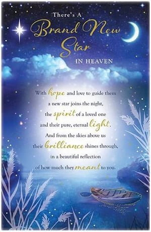 There is a brand new star in heaven, guiding them with hope and love.